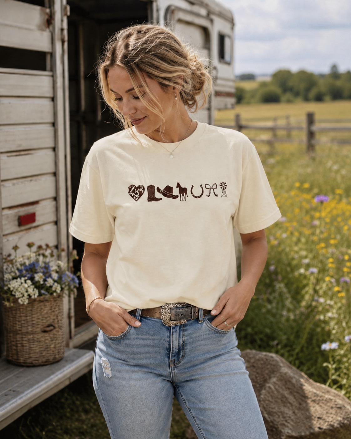 TShirt Feminina Estampada - Imagem 1