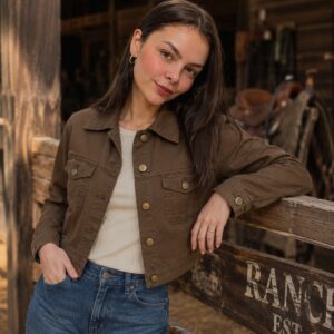 Jaqueta Jeans Feminina - Imagem 2
