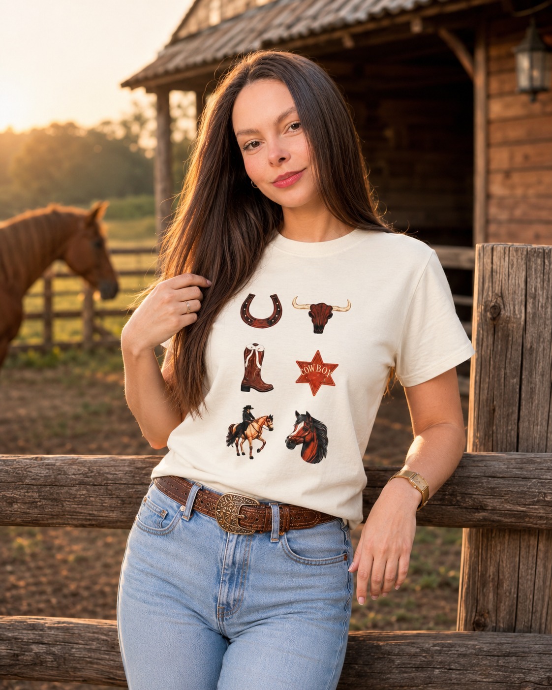 Tshirt Feminina Estampada - Imagem 1