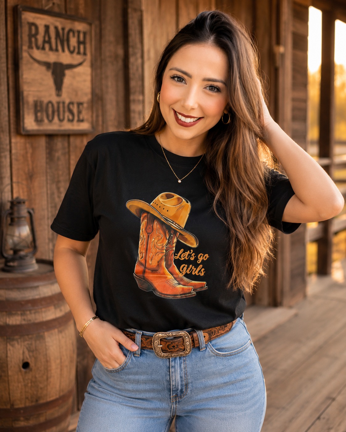Tshirt Feminina Estampada - Imagem 1